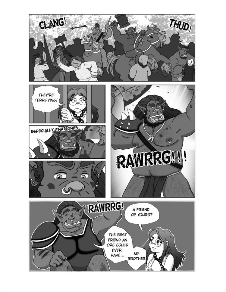 orc girl orcgirl battle fantasy army horde