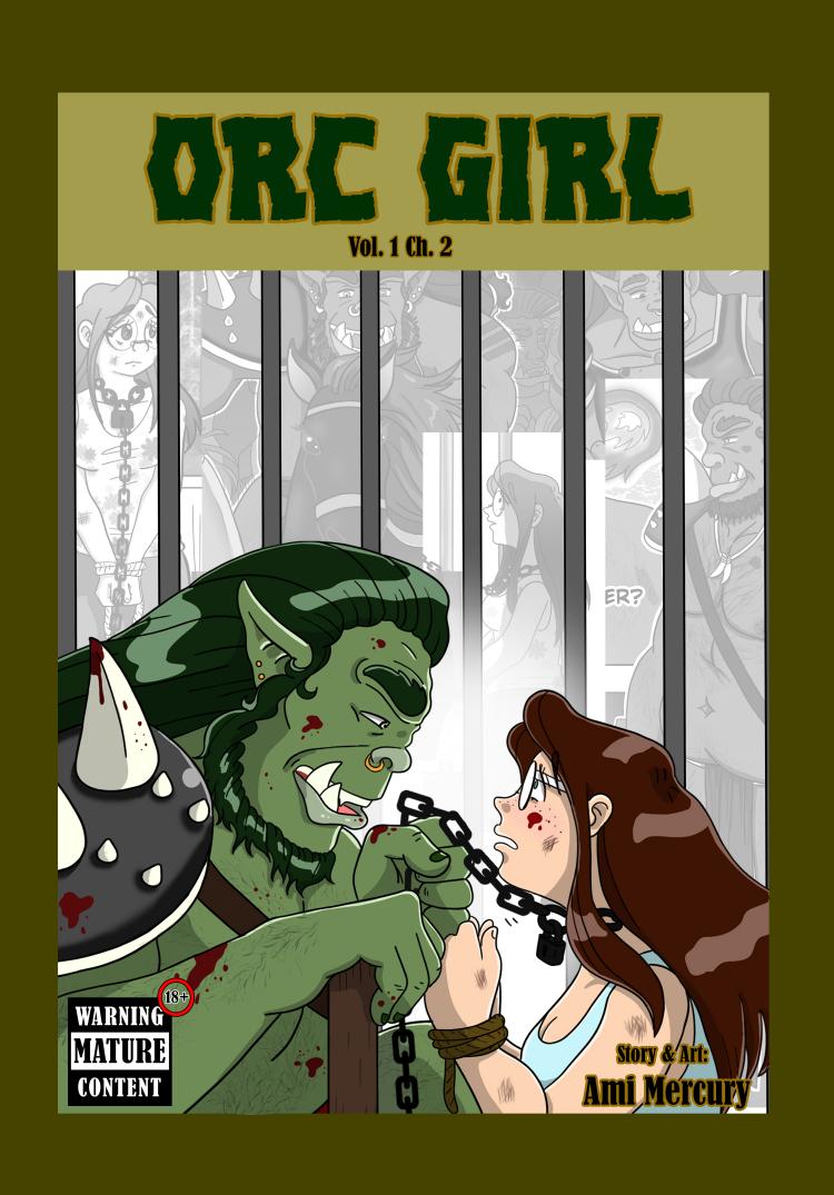 orc girl orcgirl adventure captured chains pet human fantasy